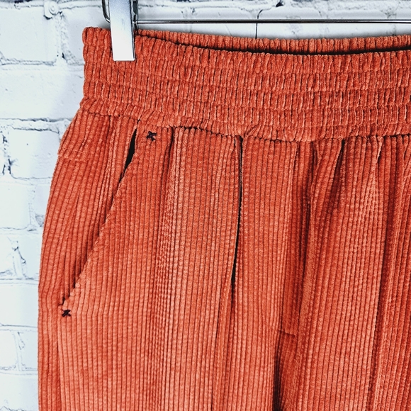 UO URBAN OUTFITTERS | drapey soft corduroy wide leg high waist pants - Picture 2 of 10